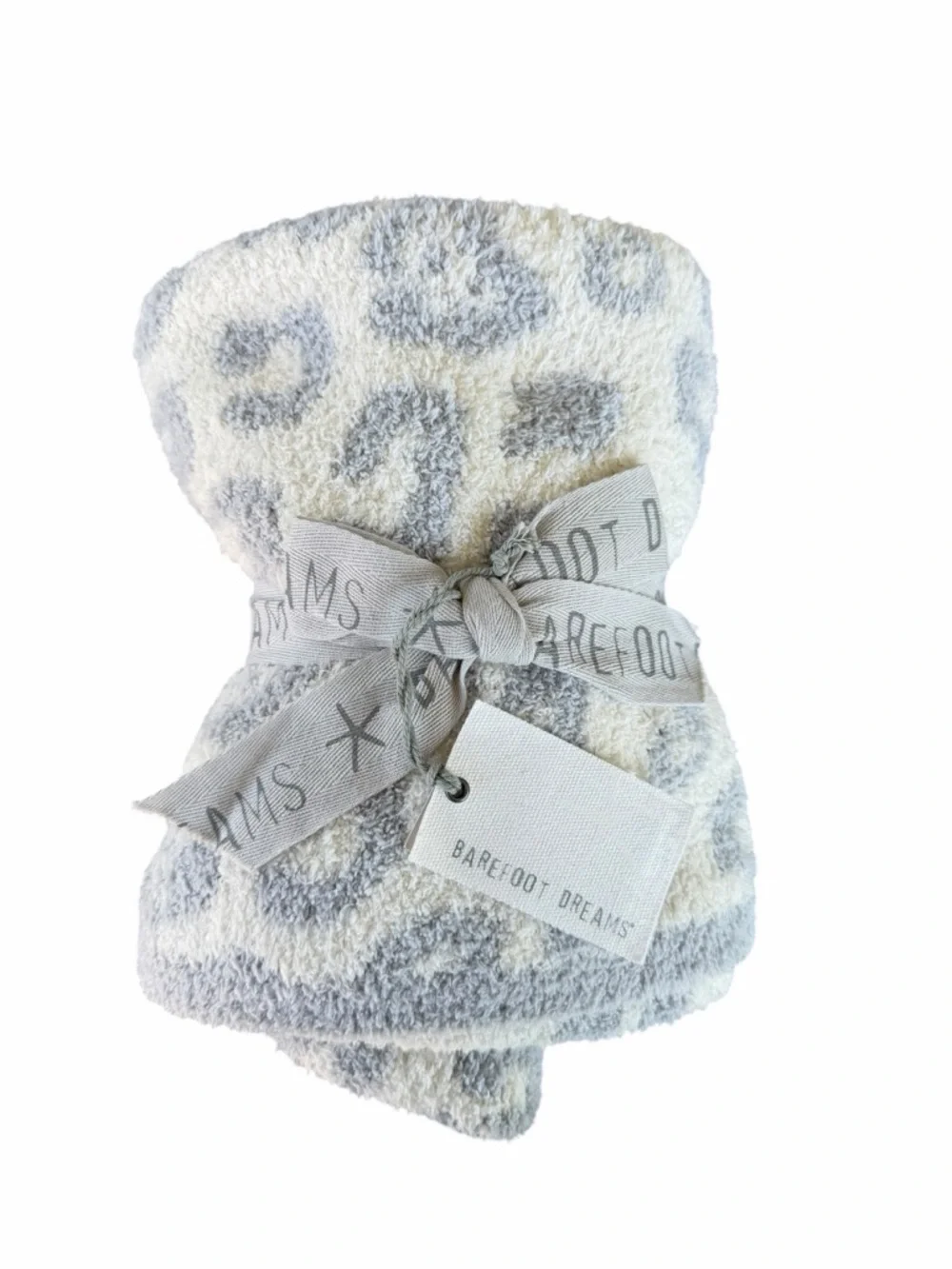 Barefoot Dreams Barefoot in the Wild CozyChic Baby Blacket Ocean/Cream 30x32 NWT
